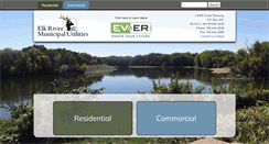 Desktop Screenshot of elkriverutilities.com